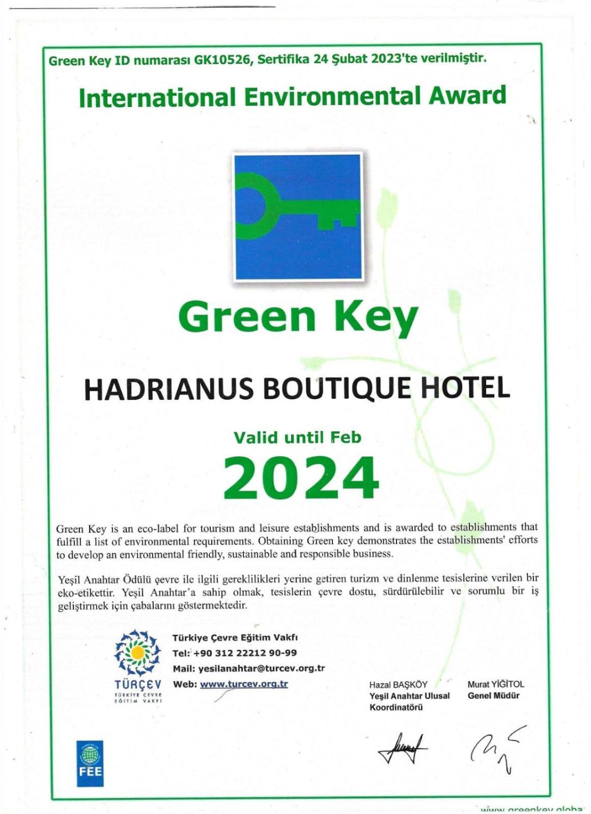 Hotel Hadrianus Pansion Antália